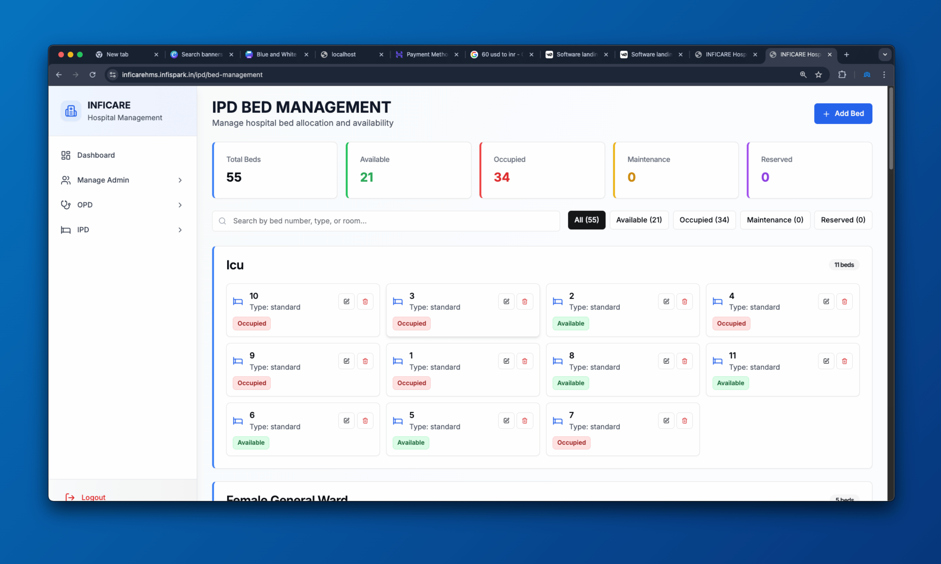 Bed Management System