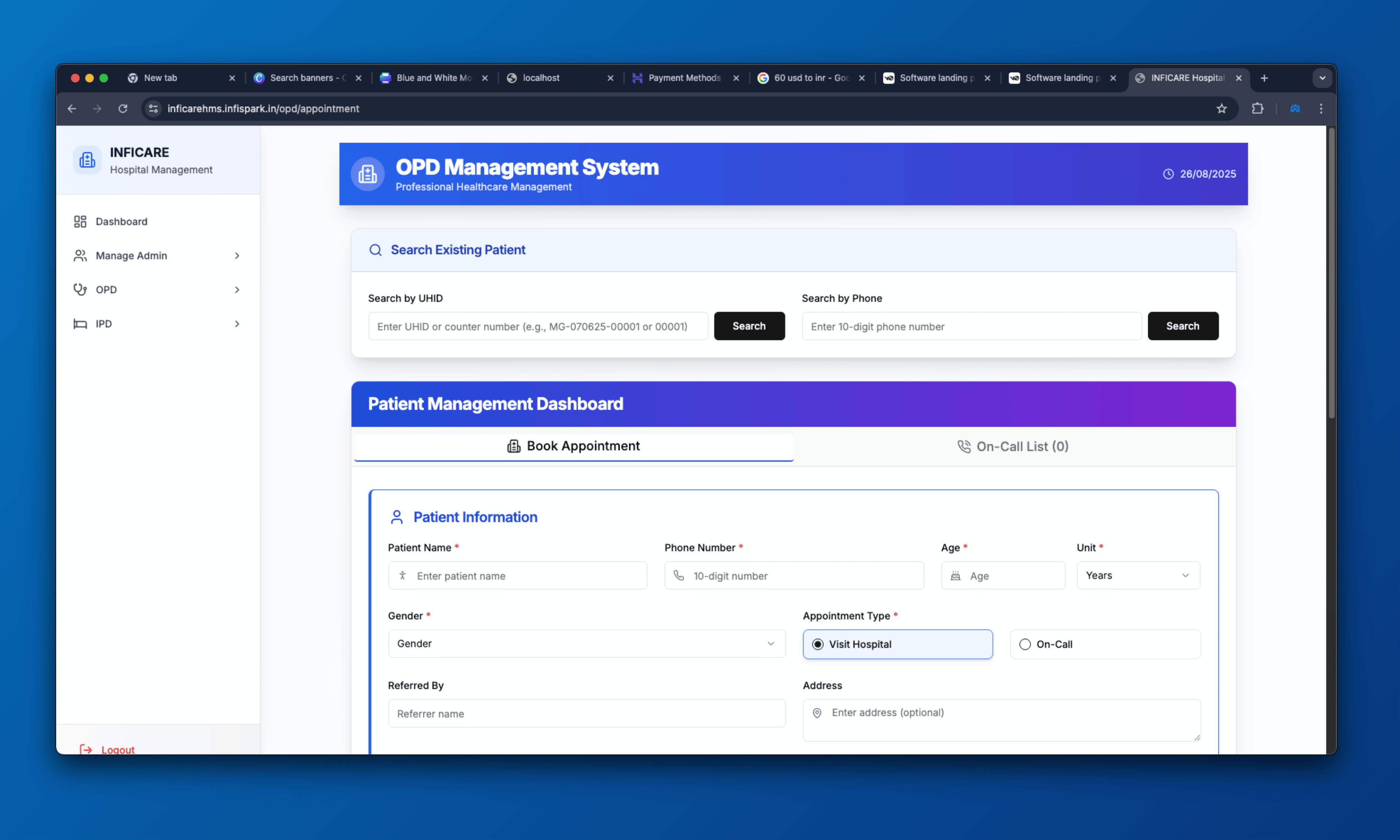 O.P.D Management System